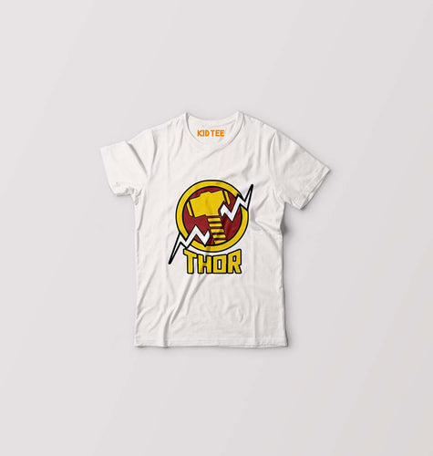Thor Superhero Kids T-Shirt for Boy/Girl-White-Ektarfa.online
