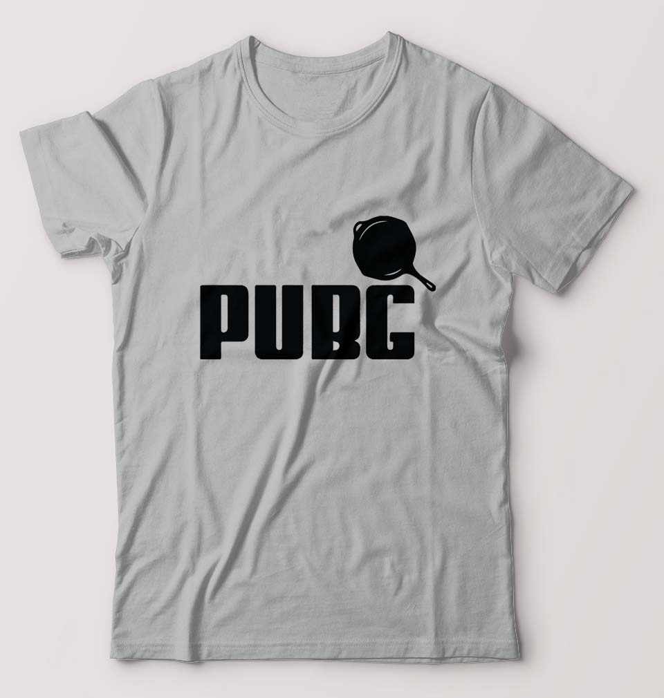 PUBG T-Shirt for Men-Grey Melange-Ektarfa.online