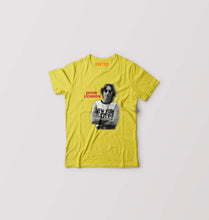 Load image into Gallery viewer, John Lennon Kids T-Shirt for Boy/Girl-Mustard Yellow-Ektarfa.online
