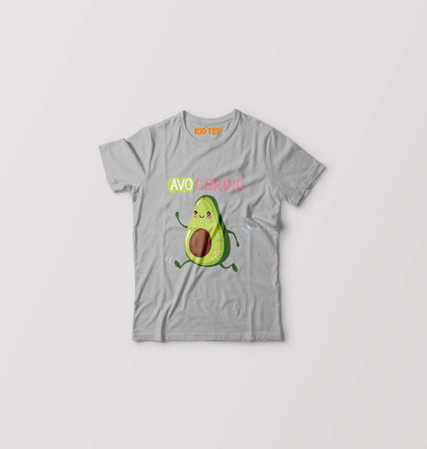 Avocado Kids T-Shirt for Boy/Girl-Grey-Ektarfa.online