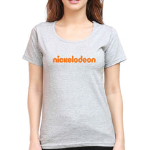Load image into Gallery viewer, Nicklodeon T-Shirt for Women-XS(32 Inches)-Grey Melange-Ektarfa.online
