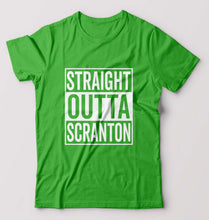 Load image into Gallery viewer, Straight Outta Scranton T-Shirt for Men-S(38 Inches)-flag green-Ektarfa.online
