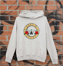 Load image into Gallery viewer, Guns and Roses Unisex Hoodie for Men/Women-S(40 Inches)-Grey Melange-Ektarfa.online
