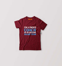 Load image into Gallery viewer, Rugby T-Shirt for Boy/Girl-Maroon-Ektarfa.online
