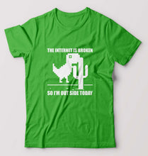 Load image into Gallery viewer, Internet T-Shirt for Men-flag green-Ektarfa.online
