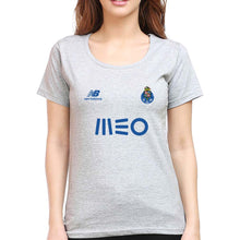 Load image into Gallery viewer, FC Porto 2021-22 T-Shirt for Women-Grey Melange-Ektarfa.online
