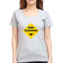 Load image into Gallery viewer, Gym T-Shirt for Women-Grey Melange-Ektarfa.online
