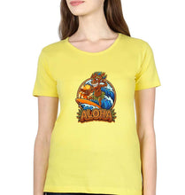 Load image into Gallery viewer, Aloha T-Shirt for Women-XS(32 Inches)-Yellow-Ektarfa.online
