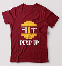 Load image into Gallery viewer, Fit Gym T-Shirt for Men-Maroon-Ektarfa.online
