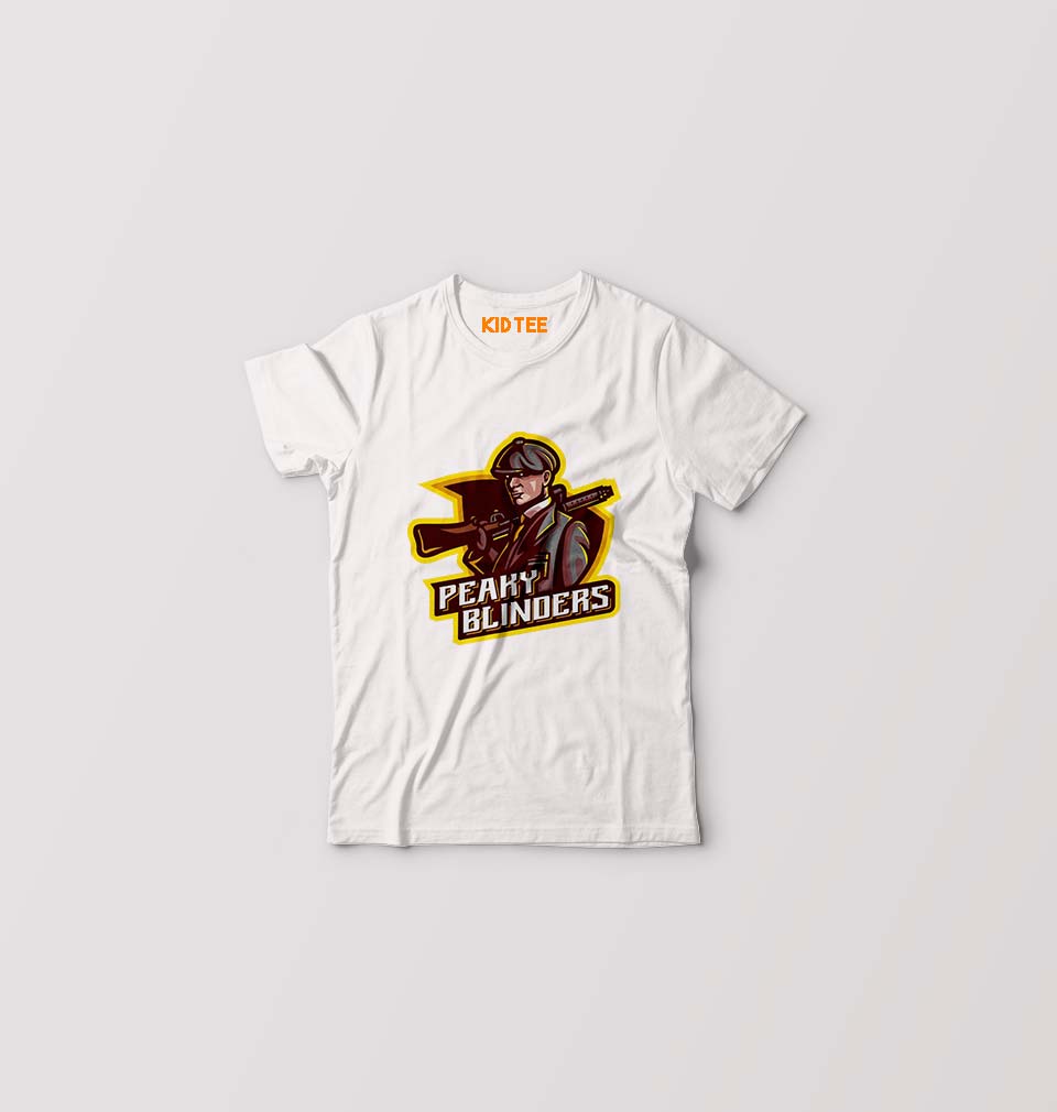 Peaky Blinders Kids T-Shirt for Boy/Girl-White-Ektarfa.online