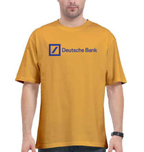 Load image into Gallery viewer, Deutsche Bank Oversized T-Shirt for Men-Golden Yellow-Ektarfa.online
