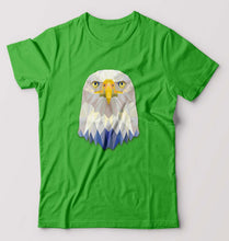 Load image into Gallery viewer, Eagle T-Shirt for Men-S(38 Inches)-flag green-Ektarfa.online
