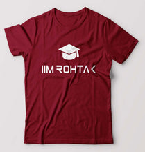 Load image into Gallery viewer, IIM Rohtak T-Shirt for Men-Maroon-Ektarfa.online
