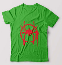 Load image into Gallery viewer, Spiderman Superhero T-Shirt for Men-S(38 Inches)-flag green-Ektarfa.online
