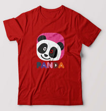 Load image into Gallery viewer, Panda T-Shirt for Men-Red-Ektarfa.online
