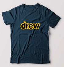 Load image into Gallery viewer, Drew T-Shirt for Men-S(38 Inches)-Petrol blue-Ektarfa.online
