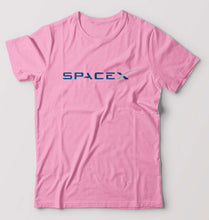 Load image into Gallery viewer, SpaceX T-Shirt for Men-S(38 Inches)-Light Baby Pink-Ektarfa.online
