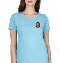 Load image into Gallery viewer, Spain Football T-Shirt for Women-XS(32 Inches)-Light Blue-Ektarfa.online
