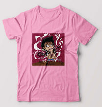 Load image into Gallery viewer, Monkey D. Luffy T-Shirt for Men-S(38 Inches)-Light Baby Pink-Ektarfa.online
