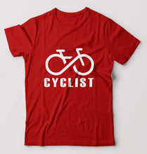 Load image into Gallery viewer, Cyclist T-Shirt for Men-Red-Ektarfa.online
