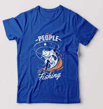 Load image into Gallery viewer, Fishing T-Shirt for Men-Royal Blue-Ektarfa.online
