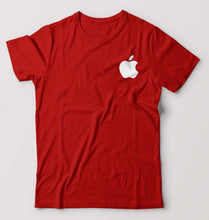 Load image into Gallery viewer, Apple T-Shirt for Men-S(38 Inches)-Red-Ektarfa.online
