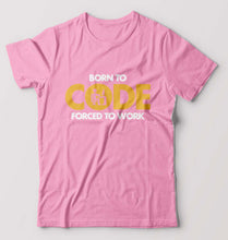 Load image into Gallery viewer, Coder Geek T-Shirt for Men-Light Baby Pink-Ektarfa.online
