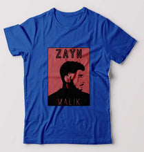 Load image into Gallery viewer, Zayn Malik T-Shirt for Men-S(38 Inches)-Royal Blue-Ektarfa.online
