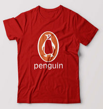 Load image into Gallery viewer, Penguin T-Shirt for Men-Red-Ektarfa.online
