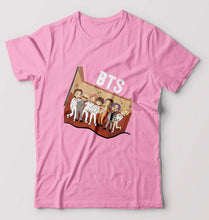Load image into Gallery viewer, BTS Kpop T-Shirt for Men-Light Baby Pink-Ektarfa.online

