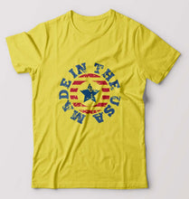Load image into Gallery viewer, America T-Shirt for Men-S(38 Inches)-Yellow-Ektarfa.online
