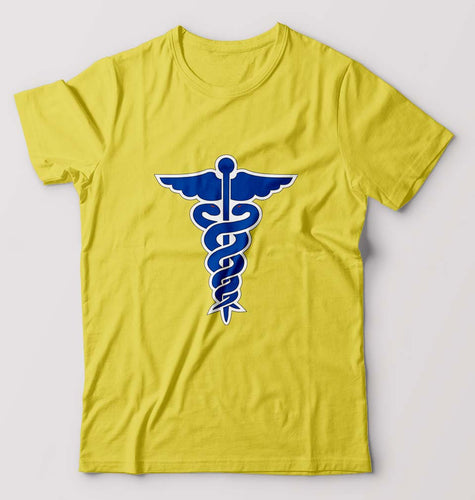 Doctor T-Shirt for Men-Yellow-Ektarfa.online