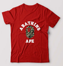 Load image into Gallery viewer, A Bathing Ape T-Shirt for Men-S(38 Inches)-Red-Ektarfa.online
