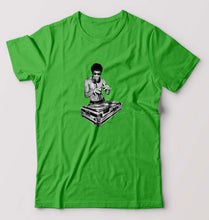 Load image into Gallery viewer, DJ Bruce Lee T-Shirt for Men-S(38 Inches)-flag green-Ektarfa.online
