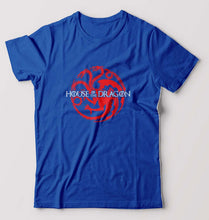 Load image into Gallery viewer, House of the Dragon T-Shirt for Men-Royal Blue-Ektarfa.online
