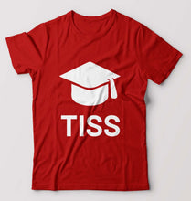 Load image into Gallery viewer, Tata Institute of Social Sciences (TISS) T-Shirt for Men-Red-Ektarfa.online
