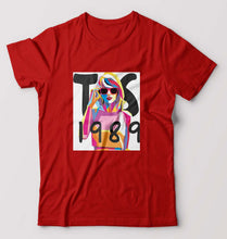 Load image into Gallery viewer, Taylor Swift T-Shirt for Men-S(38 Inches)-Red-Ektarfa.online
