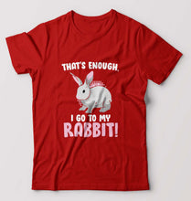 Load image into Gallery viewer, Rabbit Bunny T-Shirt for Men-Red-Ektarfa.online
