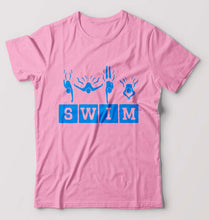 Load image into Gallery viewer, Swim T-Shirt for Men-Light Baby Pink-Ektarfa.online
