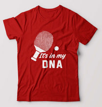 Load image into Gallery viewer, Table Tennis (TT) DNA T-Shirt for Men-S(38 Inches)-Red-Ektarfa.online
