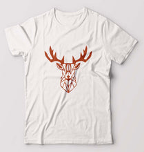 Load image into Gallery viewer, Deer T-Shirt for Men-White-Ektarfa.online
