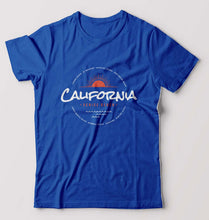 Load image into Gallery viewer, California T-Shirt for Men-S(38 Inches)-Royal Blue-Ektarfa.online
