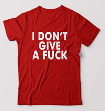 Load image into Gallery viewer, Fuck T-Shirt for Men-S(38 Inches)-Red-Ektarfa.online
