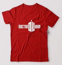 Load image into Gallery viewer, Doctor Who T-Shirt for Men-S(38 Inches)-Red-Ektarfa.online
