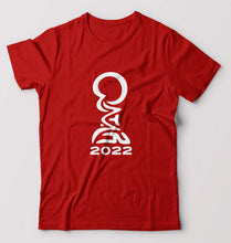 Load image into Gallery viewer, FIFA World Cup Qatar 2022 T-Shirt for Men-S(38 Inches)-Red-Ektarfa.online
