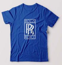 Load image into Gallery viewer, Rolls Royce T-Shirt for Men-S(38 Inches)-Royal Blue-Ektarfa.online
