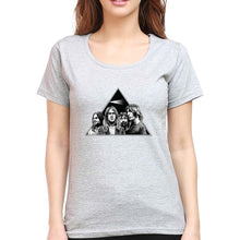 Load image into Gallery viewer, Pink Floyd T-Shirt for Women-Grey Melange-Ektarfa.online
