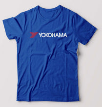 Load image into Gallery viewer, Yokohama T-Shirt for Men-S(38 Inches)-Royal Blue-Ektarfa.online
