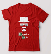Load image into Gallery viewer, Geek Coder T-Shirt for Men-Red-Ektarfa.online
