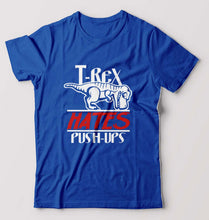 Load image into Gallery viewer, T-Rex Gym Funny T-Shirt for Men-Royal Blue-Ektarfa.online
